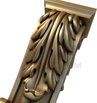 Corbels (KR_0534) 3D model for CNC machine